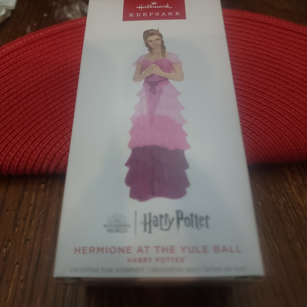 NIB Hallmark Ornament 2023 Hermione Granger Yule Ball Dance Harry Potter - Picture 6 of 7